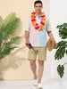 Casual Summer Button Cotton Patchwork Print Shirt