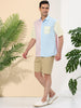 Casual Summer Button Cotton Patchwork Print Shirt