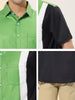 Casual Summer Button Cotton Patchwork Print Shirt