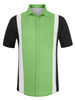 Casual Summer Button Cotton Patchwork Print Shirt