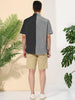 Casual Summer Button Cotton Patchwork Print Shirt
