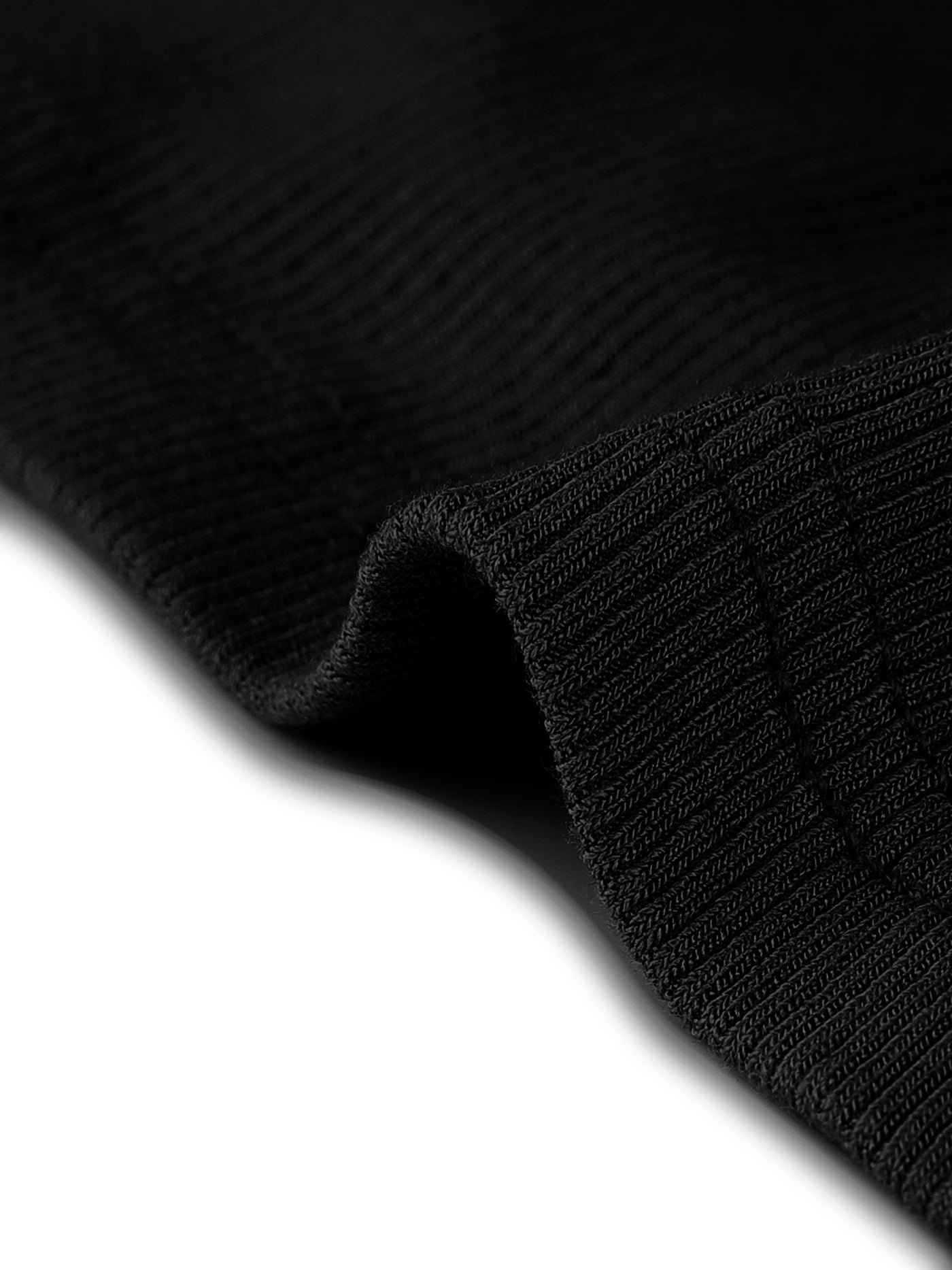 Bublédon Straight Line Knit Crop Elastic Waist Shorts