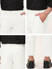 Flat Front Solid Color Crop Ankle-Length Dress Pants