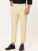 Flat Front Solid Color Crop Ankle-Length Dress Pants