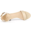 Perphy Open Toe Ankle Strap Kitten Heels Sandals