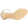 Perphy Open Toe Ankle Strap Kitten Heels Sandals