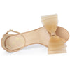 Perphy Open Toe Ankle Strap Bow Tie Stiletto Heel Sandals