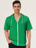 Lightweight Solid Color Zip Up Short Sleeve Hoodies