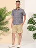 Summer Stripe Printed Short Sleeve Button Shirts