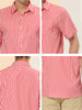 Summer Stripe Printed Short Sleeve Button Shirts
