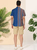 Casual Summer Button Cotton Patchwork Print Shirt