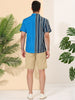 Casual Summer Button Cotton Patchwork Print Shirt