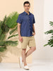Casual Summer Button Cotton Patchwork Print Shirt