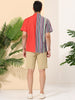 Casual Summer Button Cotton Patchwork Print Shirt