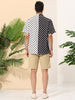 Summer Lapel Polka Dot Patchwork Hawaiian Shirt