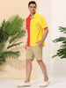 Summer Lapel Polka Dot Patchwork Hawaiian Shirt