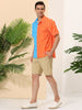 Summer Lapel Polka Dot Patchwork Hawaiian Shirt