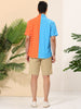 Summer Lapel Polka Dot Patchwork Hawaiian Shirt