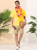 Summer Stripe Polka Dot Patchwork Hawaiian Shirt