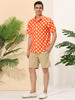 Summer Polka Dot Lapel Short Sleeve Hawaiian Shirt