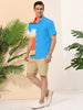 Hawaiian Lapel Short Sleeve Printed Patchwork Shirt