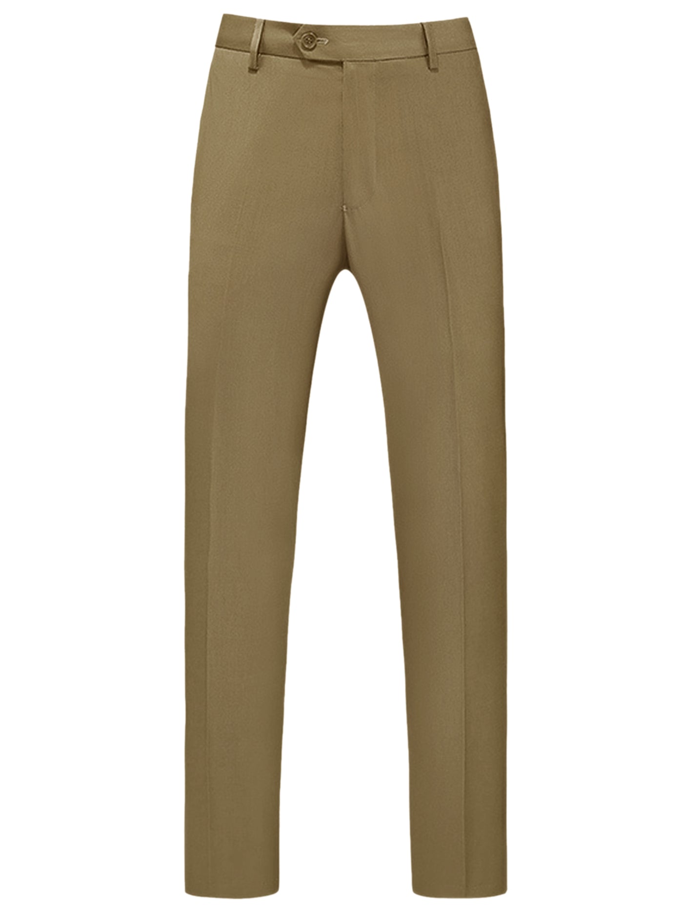 Bublédon Men's Classic Fit Comfort Stretch Flat Front Dress Chino Pants