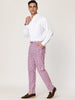 Flat Front Plaid Print Business Checked Dress Pants