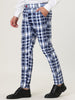 Smart Casual Color Block Bottom Plaid Dress Pants