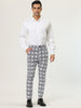 Smart Casual Color Block Bottom Plaid Dress Pants
