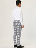Smart Casual Color Block Bottom Plaid Dress Pants