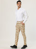 Smart Casual Color Block Bottom Plaid Dress Pants