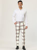 Smart Casual Color Block Bottom Plaid Dress Pants