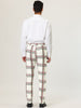 Smart Casual Color Block Bottom Plaid Dress Pants