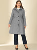 Polyester H Line Winter Single Breasted Coat Jacket