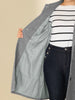 Polyester H Line Winter Single Breasted Coat Jacket
