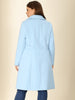 Polyester H Line Winter Single Breasted Coat Jacket