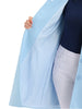 Plus Size Coats Peter Pan Collar Single Breasted Long Coat