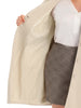 Plus Size Coats Peter Pan Collar Single Breasted Long Coat