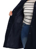 Plus Size Coats Peter Pan Collar Single Breasted Long Coat