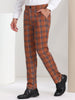 Formal Check Business Trousers Plaid Dress Pants