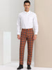 Formal Check Business Trousers Plaid Dress Pants
