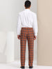Formal Check Business Trousers Plaid Dress Pants