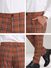 Formal Check Business Trousers Plaid Dress Pants