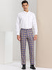 Formal Check Business Trousers Plaid Dress Pants