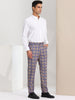 Formal Check Business Trousers Plaid Dress Pants