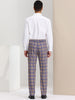 Formal Check Business Trousers Plaid Dress Pants