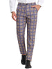 Formal Check Business Trousers Plaid Dress Pants