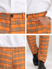 Formal Check Business Trousers Plaid Dress Pants