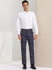 Formal Check Business Trousers Plaid Dress Pants
