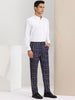 Formal Check Business Trousers Plaid Dress Pants